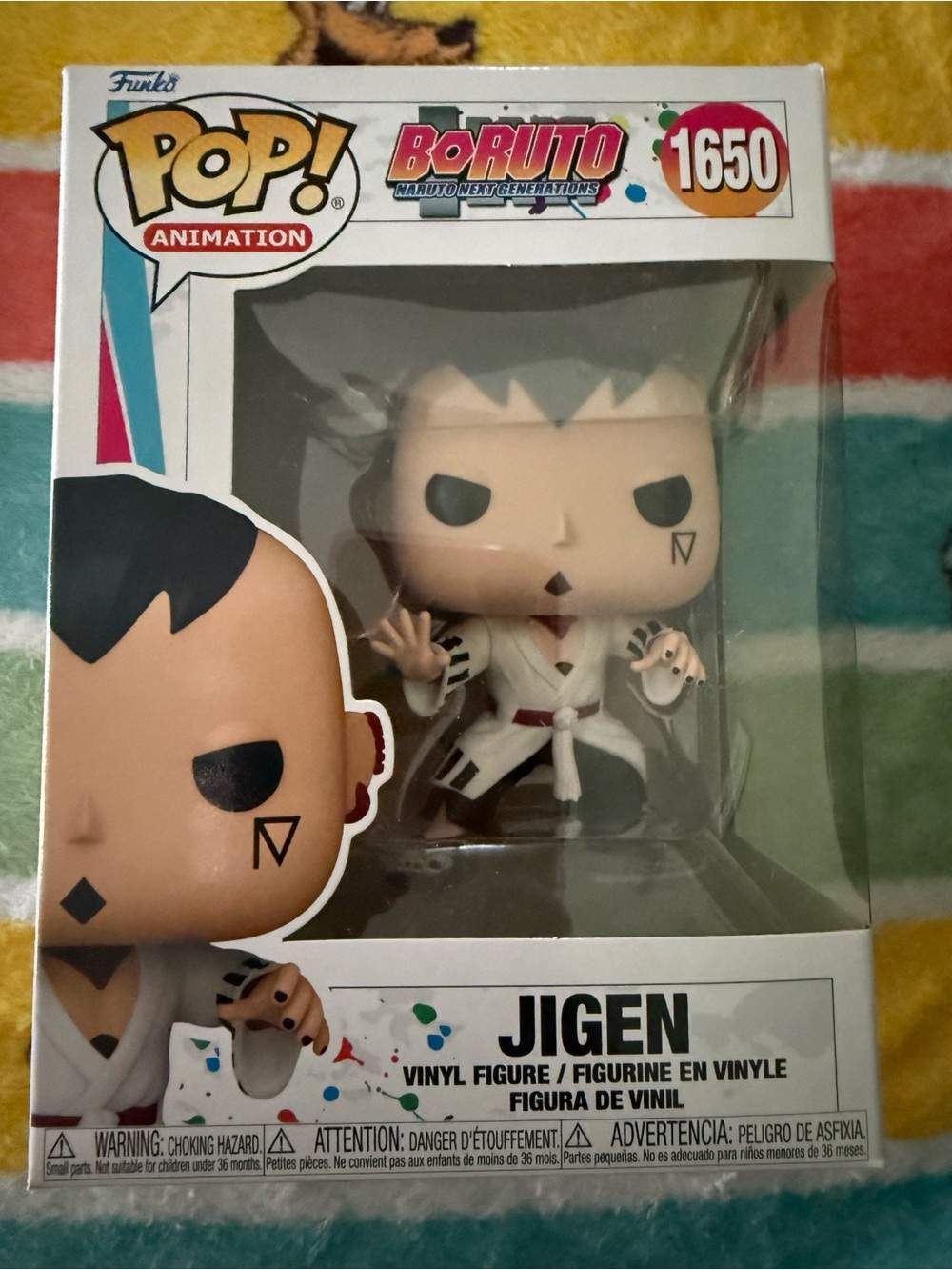 Funko Boruto POP! Jigen Box Art – White, Black, Pink, Blue, Green